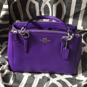 Purple Coach Purse
